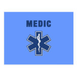 Medic Star of Life Postcard