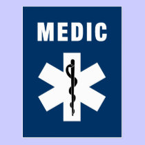 Medic Star of Life postcards