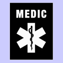 Medic Star of Life postcards