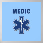 Medic Star of Life Poster