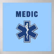 Medic Star of Life Poster