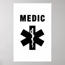 Medic Star of Life Poster