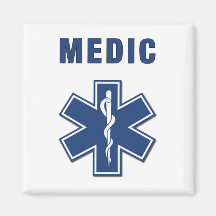 Medic Star of Life Refrigerator Magnet