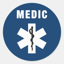 Medic Star of Life Stickers