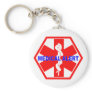 MEDICAL ALERT ID SYMBOL KEYCHAIN
