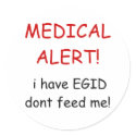 MEDICAL ALERT sticker