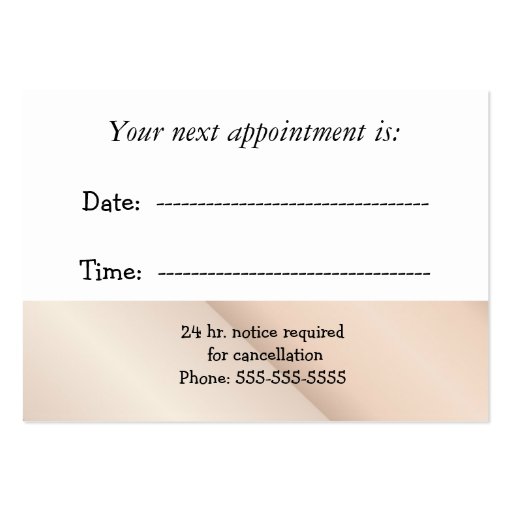Medical Appointment Business Cards Zazzle