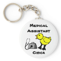 Medical Assistant Chick Keychain
