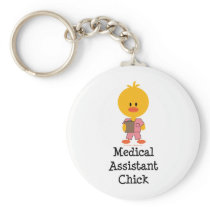 Medical Assistant Chick Keychain