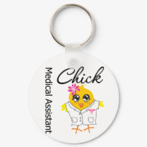 Medical Assistant Chick v2 keychains
