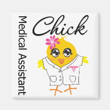 Medical Assistant Chick v2 Magnet