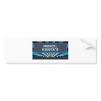 Medical Assistant Marquee bumper stickers