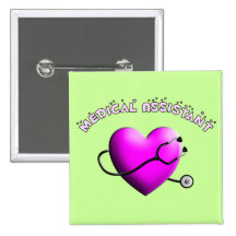 Medical Assistant PINK HEART Design Gifts