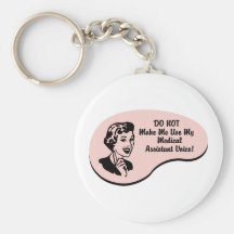 Medical Assistant Voice Keychains