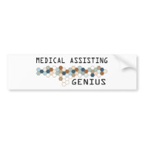 Medical Assisting Genius bumper stickers
