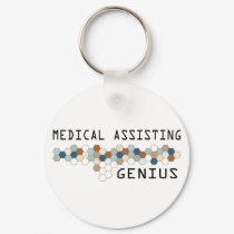 Medical Assisting Genius keychains
