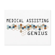 Medical Assisting Genius postcards