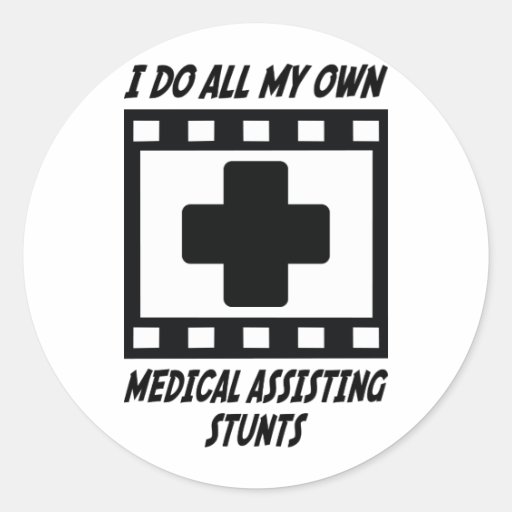 Medical Assisting Stunts Sticker