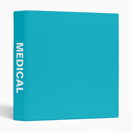 Medical Big Bold Name binder Zazzle
