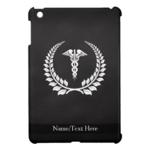 Medical Caduceus Laurel Cover For The iPad Mini