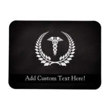 Medical Caduceus Laurel Flexible Magnets