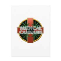 Medical Cannabis cross of hope Postcard