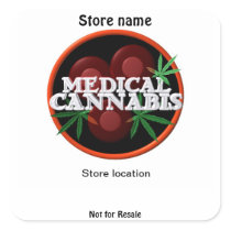 Medical Cannabis fights bad cells-Valxart Stickers