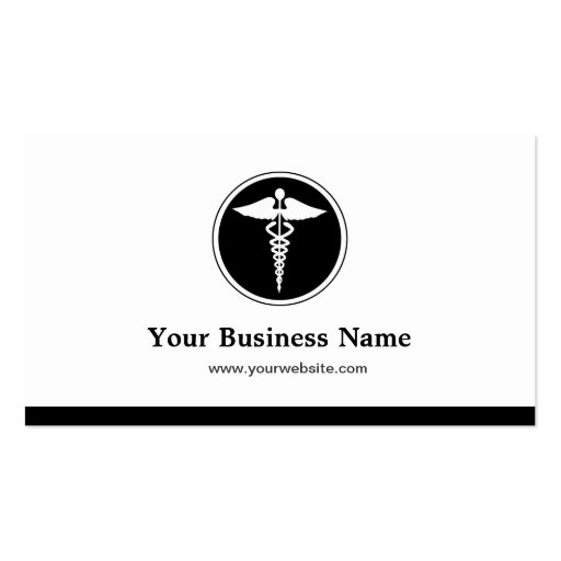 Medical Care Pharmacist - Professional Elegant Business Card Template (front side)