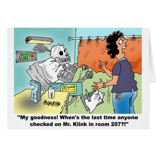Medical Cartoon Humor Greeting Card Zazzle 