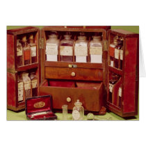 Medical chest by the Dinneford Family Chemist Greeting Card