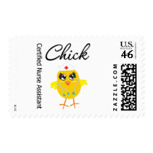 Medical Chick  v1 Certified Nurse Assistant Stamps