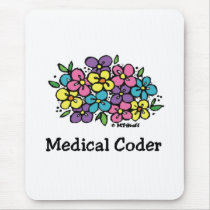 Medical Coder Blooms 2 mousepads by mt_stuff Medical Coder Blooms 2 mousepads