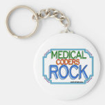 Medical Coders Rock Key Chains