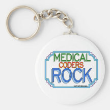 Medical Coders Rock Key Chains