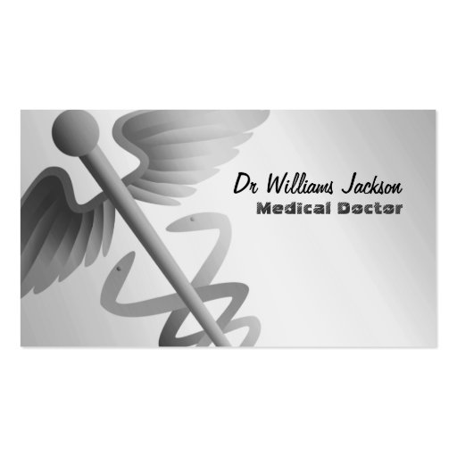 Medical Doctor Business Cards (front side)