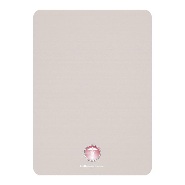 Medical Emblem Nursing School Graduation Invites
