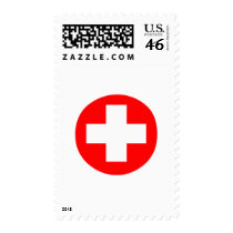 MEDICAL FETISH CROSS RED WHITE postage