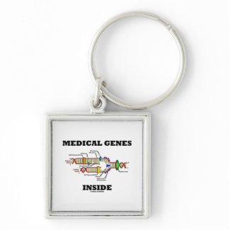 Medical Genes Inside (DNA Replication) keychain