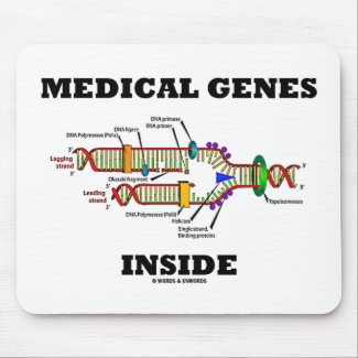 Medical Genes Inside (DNA Replication) mousepad