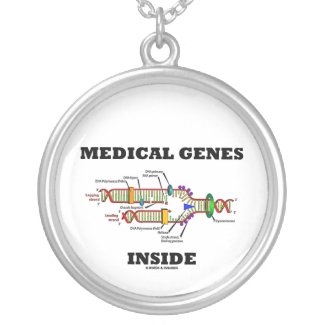 Medical Genes Inside (DNA Replication) necklace