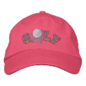 Medical Golfer embroidered hats