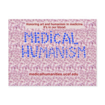 Medical Humanities Blood Cells postcards