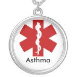 Medical ID Alert Necklace - Asthma
