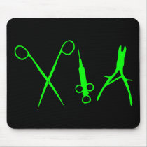 MEDICAL INDUSTRIAL TOOLS FETISH GOTH MOUSE MATS