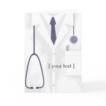 Medical Lab Jacket Greeting Card