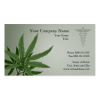 Medical Marijuana Business Card profilecard