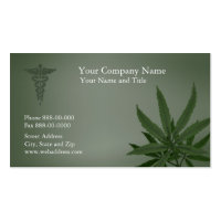 Medical Marijuana Business Card profilecard