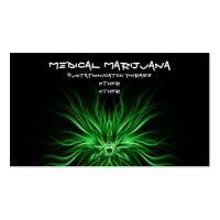 medical marijuana card business card template