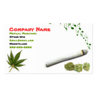 medical marijuana dispensary card business card templates