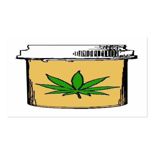 medical marijuana pill bottle business card templates